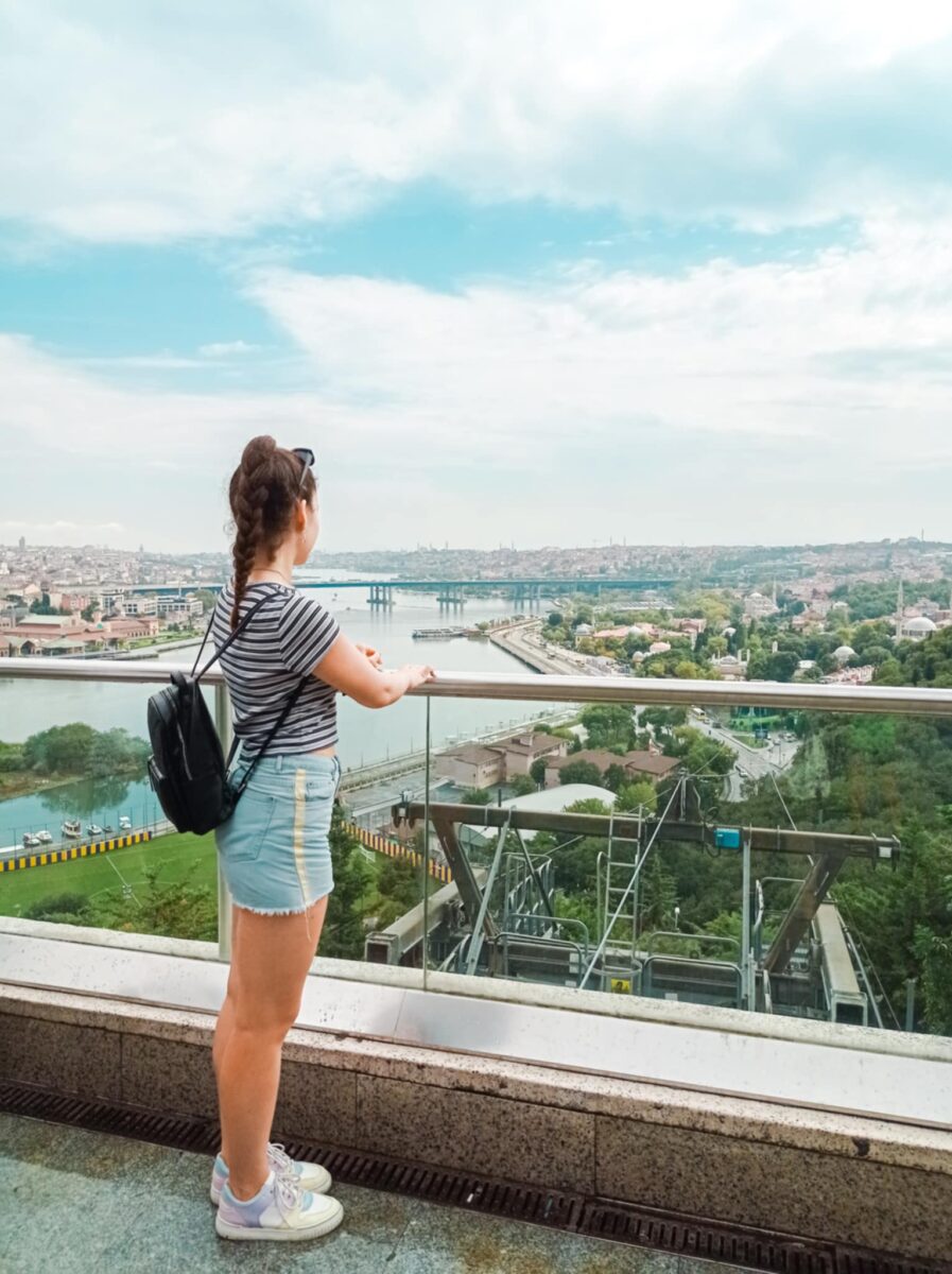 Views from Pierre Loti Hill of the Istanbul neighborhoods
