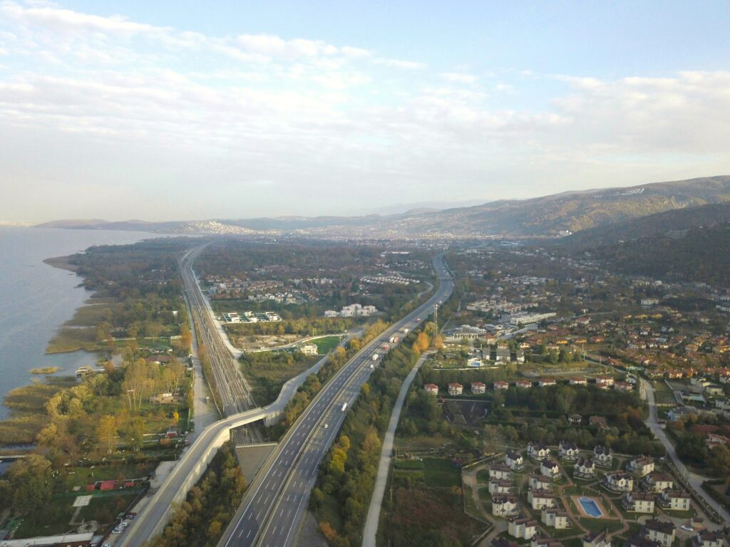 Sapanca lake - day trip from Istanbul - view from above