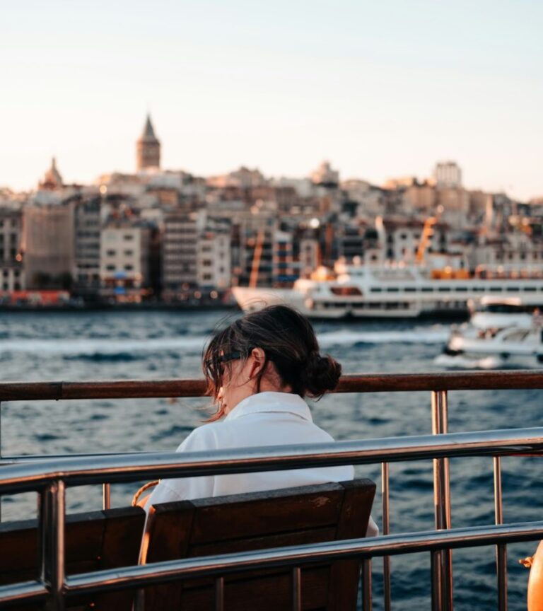 Traveling with ferry in Istanbul